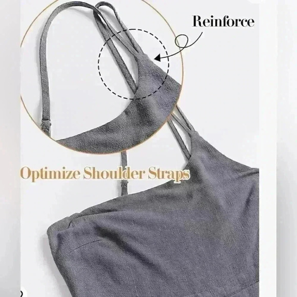 ANRABESS Linen Jumpsuit Romper - Picture 4 of 6